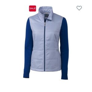 Cutter & Buck Womens Cora Quilted Sweater Jacket Size L